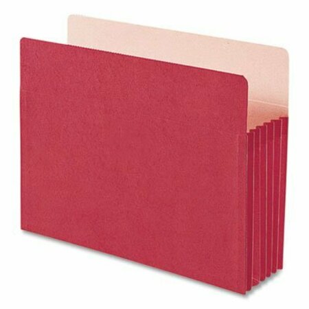 SMEAD Smead, COLORED FILE POCKETS, 5.25in EXPANSION, LETTER SIZE, RED 73241